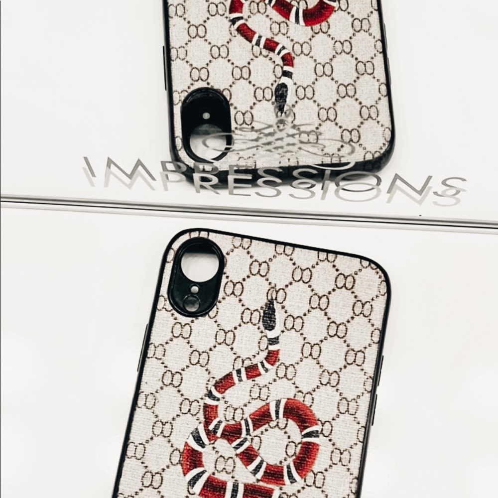 iPhone XR Gucci Beige GG fake Case